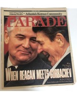 May 22 1988 Parade Magazine Ronald Reagan Gorbachev - £4.68 GBP
