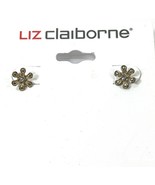 Liz Claiborne Gold Tone Stud Daisy Earrings NWT - €3,10 EUR
