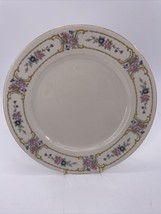 Johann Haviland China PRIMROSE Bavaria Germany 10 in Dinner Plate Pink &amp; Blue - £11.05 GBP