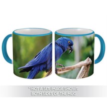 Blue Macaw : Gift Mug Parrot Bird Exotic Animal Cute Ecology Nature Aviary - £12.57 GBP