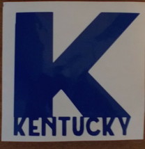 Kentucky vinyl sticker - 4 inches x 4 inches - $2.48