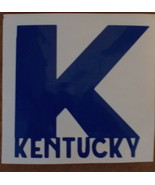 Kentucky vinyl sticker - 4 inches x 4 inches - $3.40 CAD