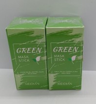 2x Green Tea Purifying Clay Mask Stick Facial Deep Cleansing Pore Acne Remover - £9.32 GBP