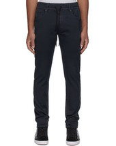 DIESEL Hombres Jeans Cónicos Krooley - NE Sólido Negro Talla 26W 00CYKI-R30W3 - £78.19 GBP