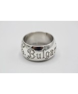Authentic BVLGARI &quot;BULGARI-Save the Children&quot; Ring 925 Sterling Wide Ban... - $317.83 CAD