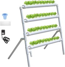 Terrace Type Hydroponic 36 Plant Site Grow Kit(110V Water Pump,4 Pipes 4... - £55.75 GBP