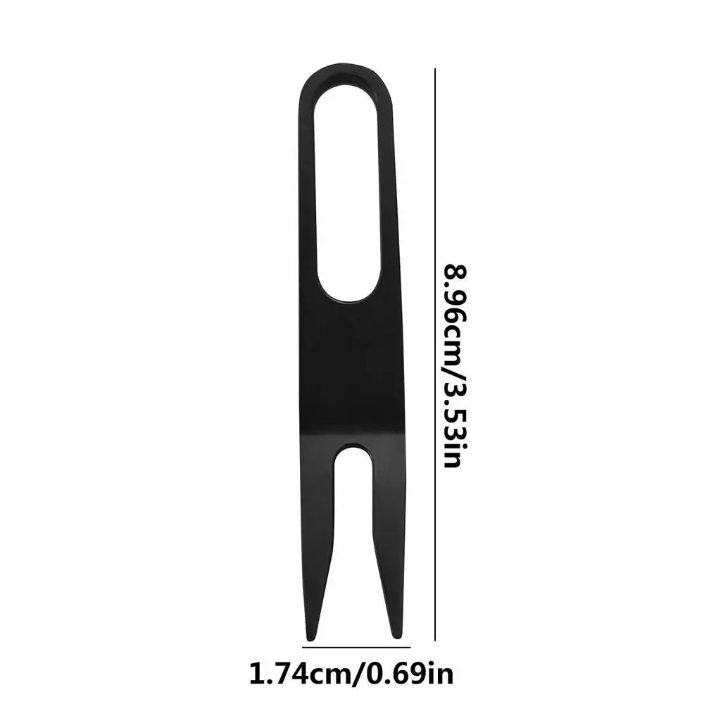 Zinc Alloy Golf Green Fork Golf Divot Repair Switch Blade Tool With Ball Marker  - £81.52 GBP