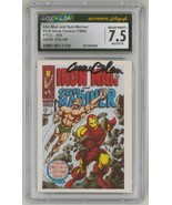 CGC JSA SS 7.5 SIGNED Gene Colan Marvel First Issue Covers Iron Man Sub-... - €136,44 EUR