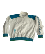 Vintage 80&#39;s Ben Hogan Tour Men&#39;s XL White/Blue Golf Sweater Green Trim ... - $1,400.56 MXN