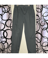 Lands’ End gray pleated casual chinos size 35/32 - $21.51 CAD