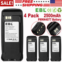 4Pcs Pmnn4077 Radio Battery For Motorola Xpr6350 Xpr6380 Xpr6550 Xpr6580 Xpr6300 - £114.81 GBP