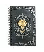 Resin Skull Design Front Spiral Notebook by Marka Gallery Collectible Vi... - $39.95