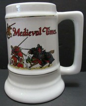 Medieval Times Jousting Knights 32oz Ceramic Beer Stein Mug Collectible USA - $35.99