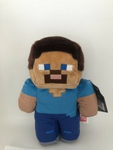 Minecraft Steve Plush Mojang Mattel 9” Stuffed Animal Jinx New - £15.14 GBP