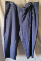 Women&#39;s Denim &amp; Company Capri Pants Size 1X Blue Active Elastic Waist Po... - $14.99