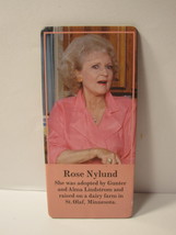 2018 The Golden Girls - Any Way You Slice It board game piece: Rose pawn - $1.50