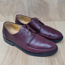 Magnanni Men&#39;s Oxfords Size 9.5 M Burgundy Leather Lace Up Casual Shoes ... - $51.87