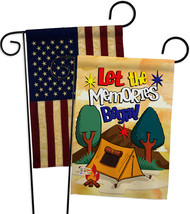 Making Memory - Impressions Decorative USA Vintage - Applique Garden Flags Pack  - £24.83 GBP