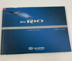 2012 Kia Rio Owners Manual Handbook OEM A03B49059 - $8.99