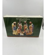 International Bazaar Porcelain Nativity with Wood Base - $18.20