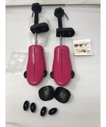 Womens Shoe Stretcher Pair of 4 Way Adjustable Shoe Widener Expanders PINK - $15.20 CAD