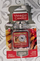Yankee Candle Sparkling Cinnamon Car Jar Ultimate Air Freshener / NEW - $6.55