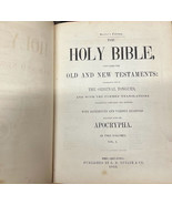 Butlers Edition 1853 of the Holy bible  with Apocrypha Illustrated - £428.18 GBP