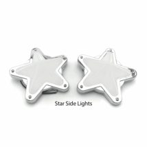 Clear LED Star Shape Side Marker Indicators - 24 volt (Pair) - £39.33 GBP+