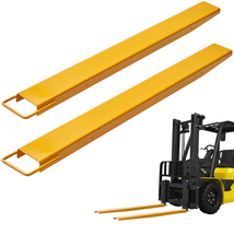 VEVOR Pallet Fork Extensions, 60" Length 4.5" Width, 1 Pair Forklift, Ye... - $99.90