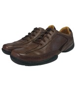 Rockport XCS Shoes Mens 10M Brown Leather Lace Up Walking Comfort DMX Pr... - $33.65