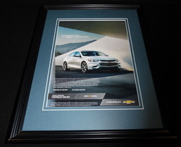 2016 Chevrolet Malibu Framed 11x14 ORIGINAL Advertisement - $34.64