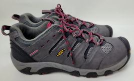 Keen Womens Koven Gray Pink Trail Hiking Shoes 1011829 Sz 10 - £27.13 GBP