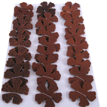 Brown Textured Leather Die Cut Flowers - $12.00
