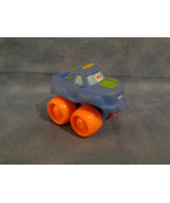 Tonka Hasbro 2006 Chuck &amp; Friends Soft Truck Blue Hard Plastic Orange Wh... - £1.16 GBP