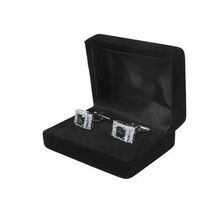 Men J.Valintin Cufflinks by Vitorofolo for French Cuff Shirt V39-61 Green image 3