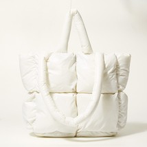Winter Large Capacity Tote Shoulder Bag for Women 2021 Waterproof Nylon Bags Spa - £39.29 GBP