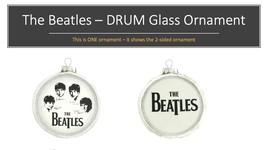 Beatles - Drum GLASS Ornament by Kat &amp; Annie - $22.72