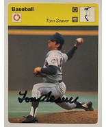 Tom Seaver (d. 2020) Autographed Vintage 1977 Sportscaster Card - $82.04 CAD