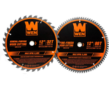 2 Pack 12-Inch 32-Tooth and 80-Tooth Carbide-Tipped Professional Woodwor... - $53.28