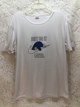 Funny Snorelax &quot;Just Do It Later.&quot;  White T-shirt 3XL Short Sleeve - $7.89