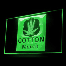 220036B Hemp Leaf Cotton Mouth High Life Cannabis Hay for Sale  LED Light Sign - £16.98 GBP