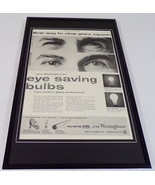 1955 Westinghouse Light Bulbs Framed 11x17 ORIGINAL Vintage Advertising ... - £54.52 GBP