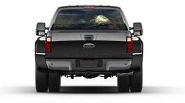 Catfish Rear Window Graphic Perforated Decal Vinyl Pickup Truck - £40.12 GBP