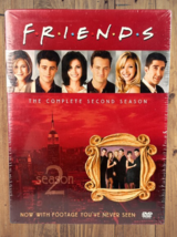 Friends : The Complete Second 2 Season. (2002, 4-Disc Dvd Set). New. Sealed. - £10.50 GBP