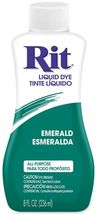 EMERALD RIT All Purpose Fabric Liquid DYE 8 ounce BOTTLE green 88310 - $21.00