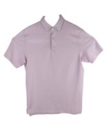 Pink Peter Millar Polo Shirt Men size Medium Golf Bubblegum Light Blue - $54.94 CAD