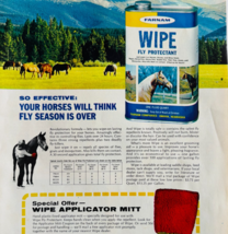 1968 Parnam Horse Wipe Fly Protectant Advertisement Western Horseman DWP9C - $457.13 MXN