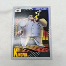 1991 Impel Marvel Comics Super Villians Series 2 Card - Kingpin #55 - $5.44