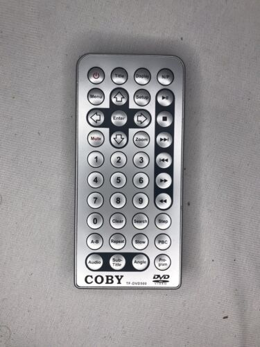 Primary image for Genuine COBY TF-DVD500 Portable DVD Player Remote Control Tested & Works