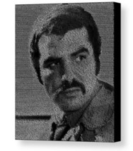 Burt Reynolds Movie List Incredible Mosaic Framed Print Limited Edition w/COA - £15.42 GBP